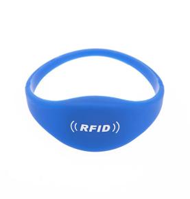 Bracelet oblat en silicone RFID