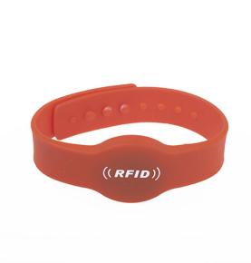 Bracelet à boucle en silicone gaufré RFID