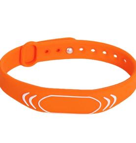 Bracelet intelligent bicolore en silicone RFID