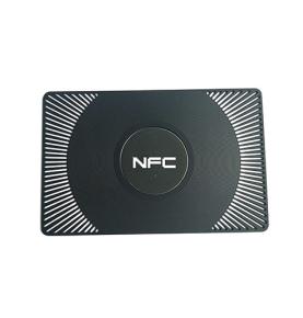 Carte de visite NFC en acier inoxydable Carte de membre NFC