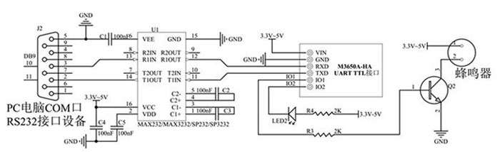 Module de lecteur de carte à puce RFID haute fréquence sans contact S50 lecture et écriture par induction port série RS232 TTL 2