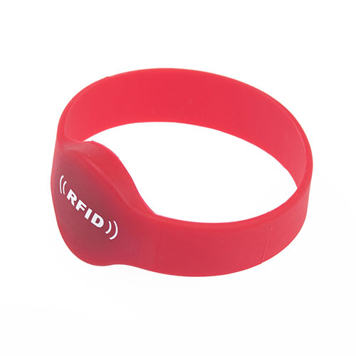 Bracelet à bout rond en silicone RFID 5