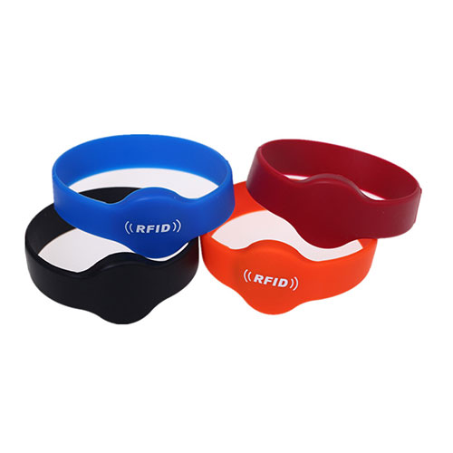 Bracelet à bout rond en silicone RFID 2