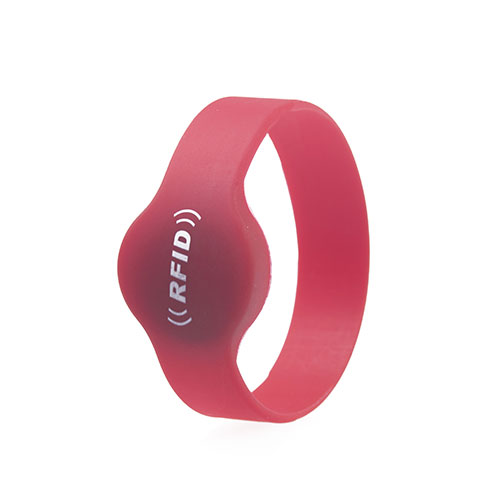 Bracelet à bout rond en silicone RFID
